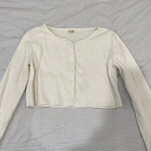 Brandy Athelia Cropped Cardigan